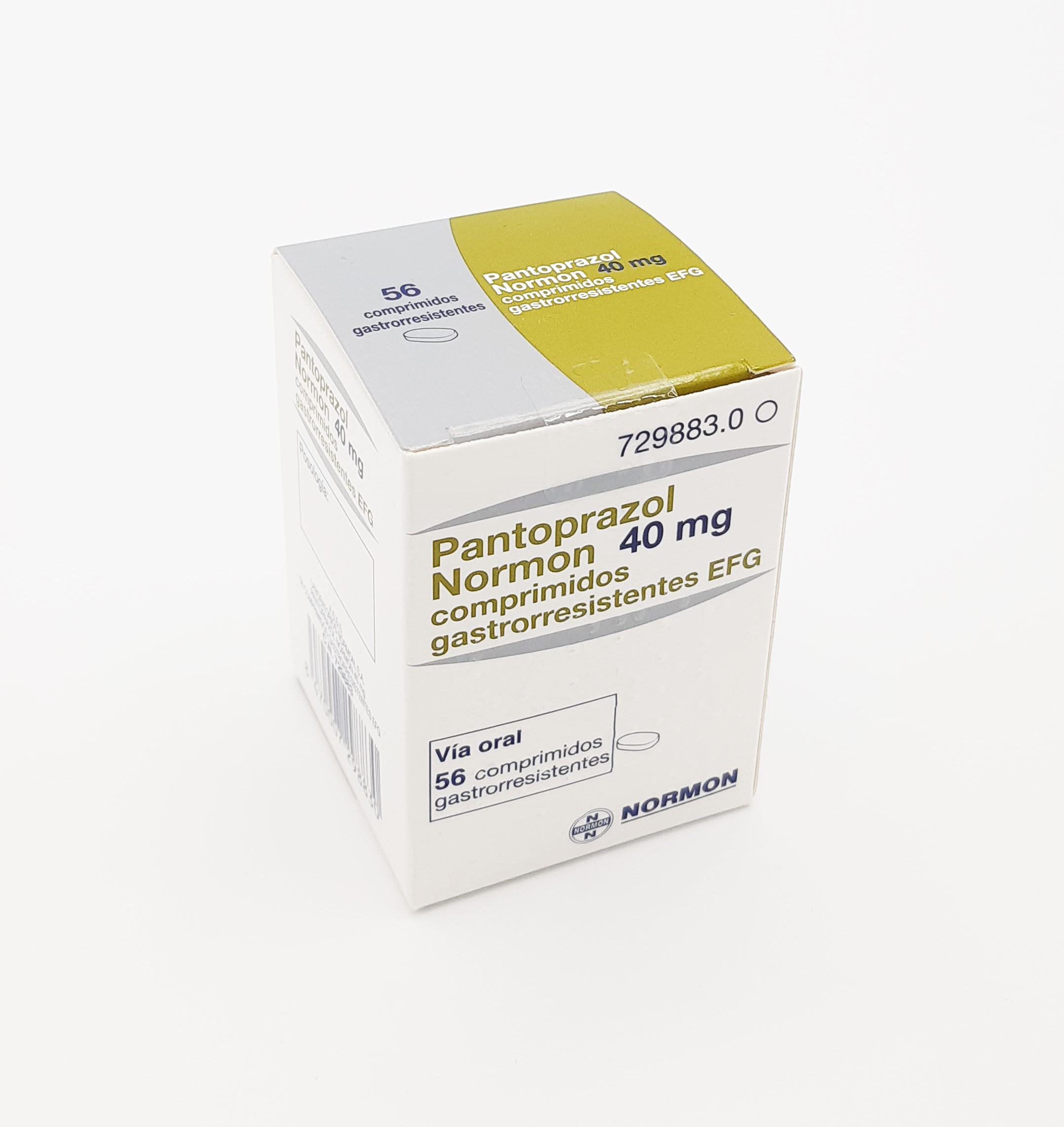 PANTOPRAZOL NORMON EFG 40 mg 28 COMPRIMIDOS GASTRORRESISTENTES BLISTER