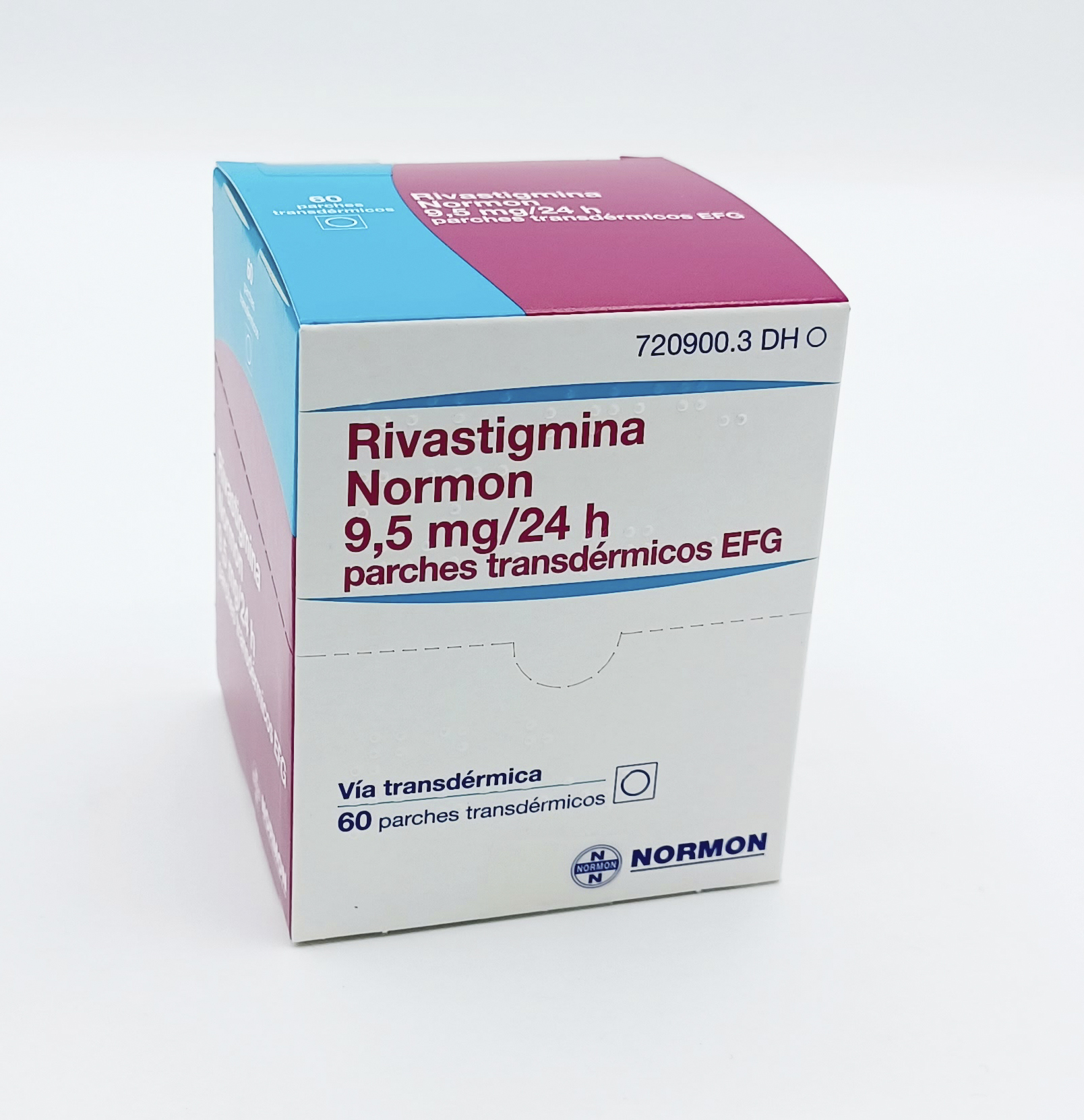 RIVASTIGMINA NORMON EFG 9,5 mg/24 h 60 PARCHES TRANSDERMICOS 9 mg