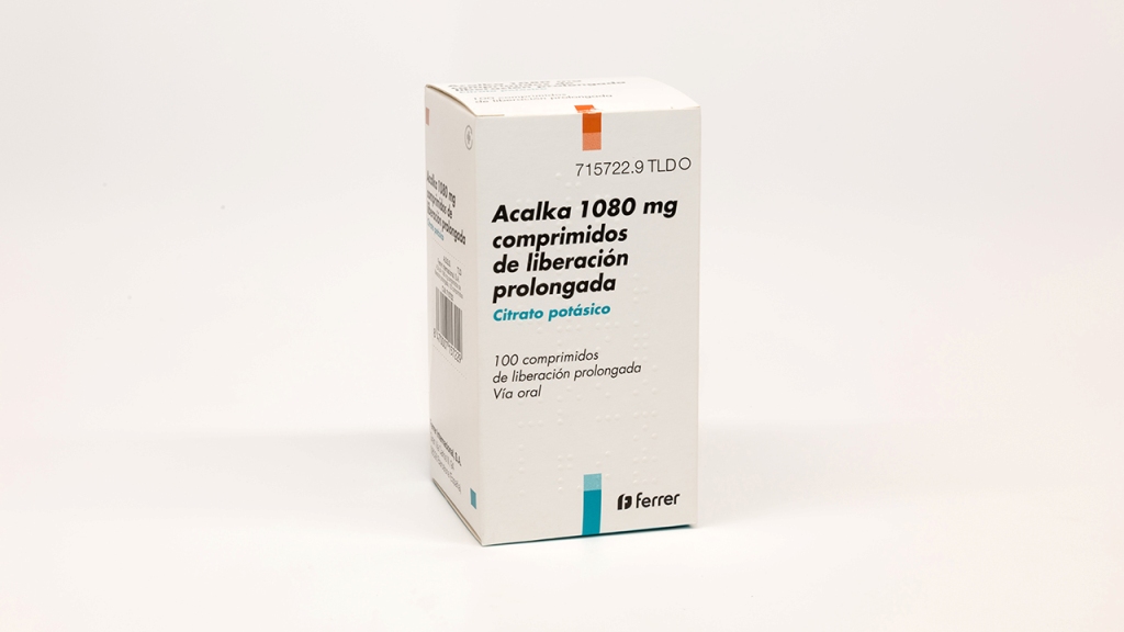 ACALKA 1080 mg 100 COMPRIMIDOS LIBERACION PROLONGADA