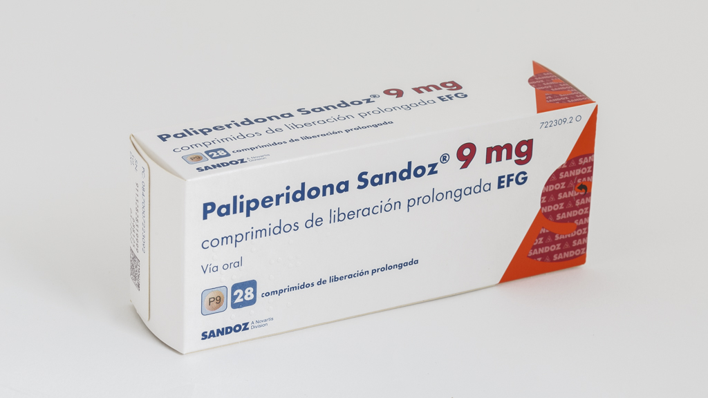 PALIPERIDONA SANDOZ EFG 9 mg 28 COMPRIMIDOS LIBERACION PROLONGADA