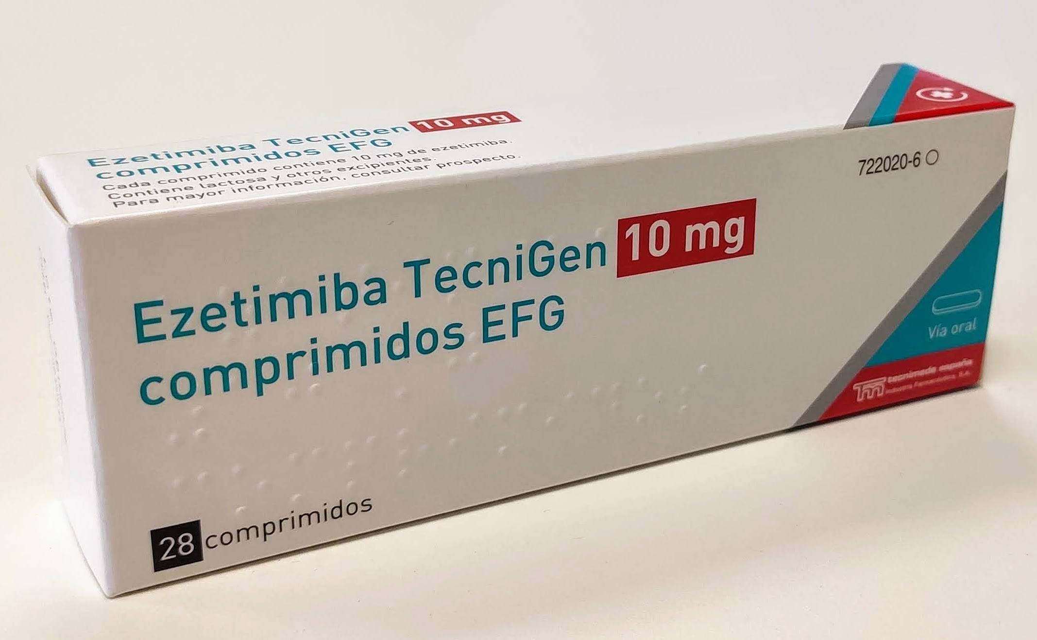 EZETIMIBA TECNIGEN EFG 10 mg 28 COMPRIMIDOS