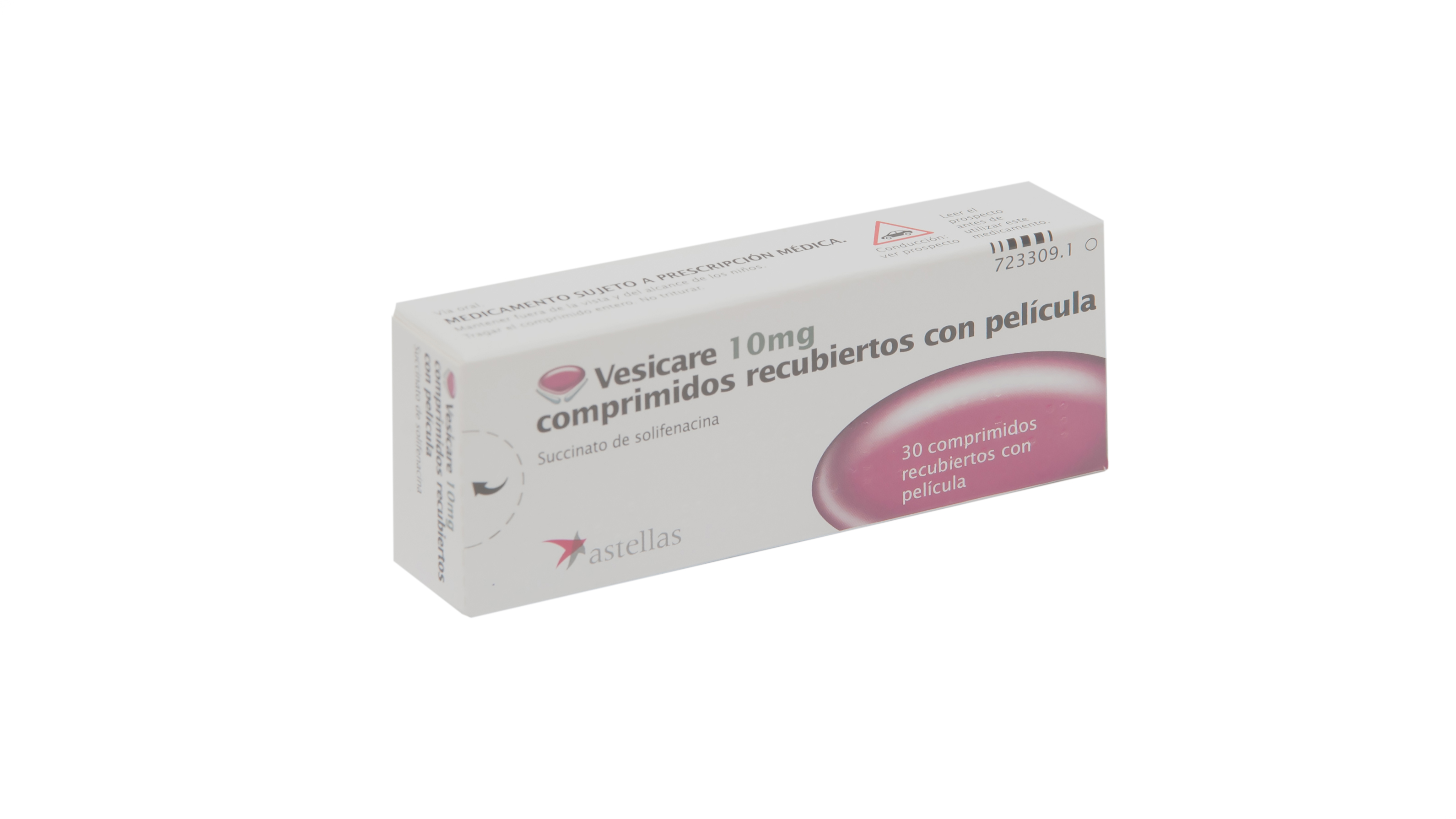VESICARE 10 mg 30 COMPRIMIDOS RECUBIERTOS
