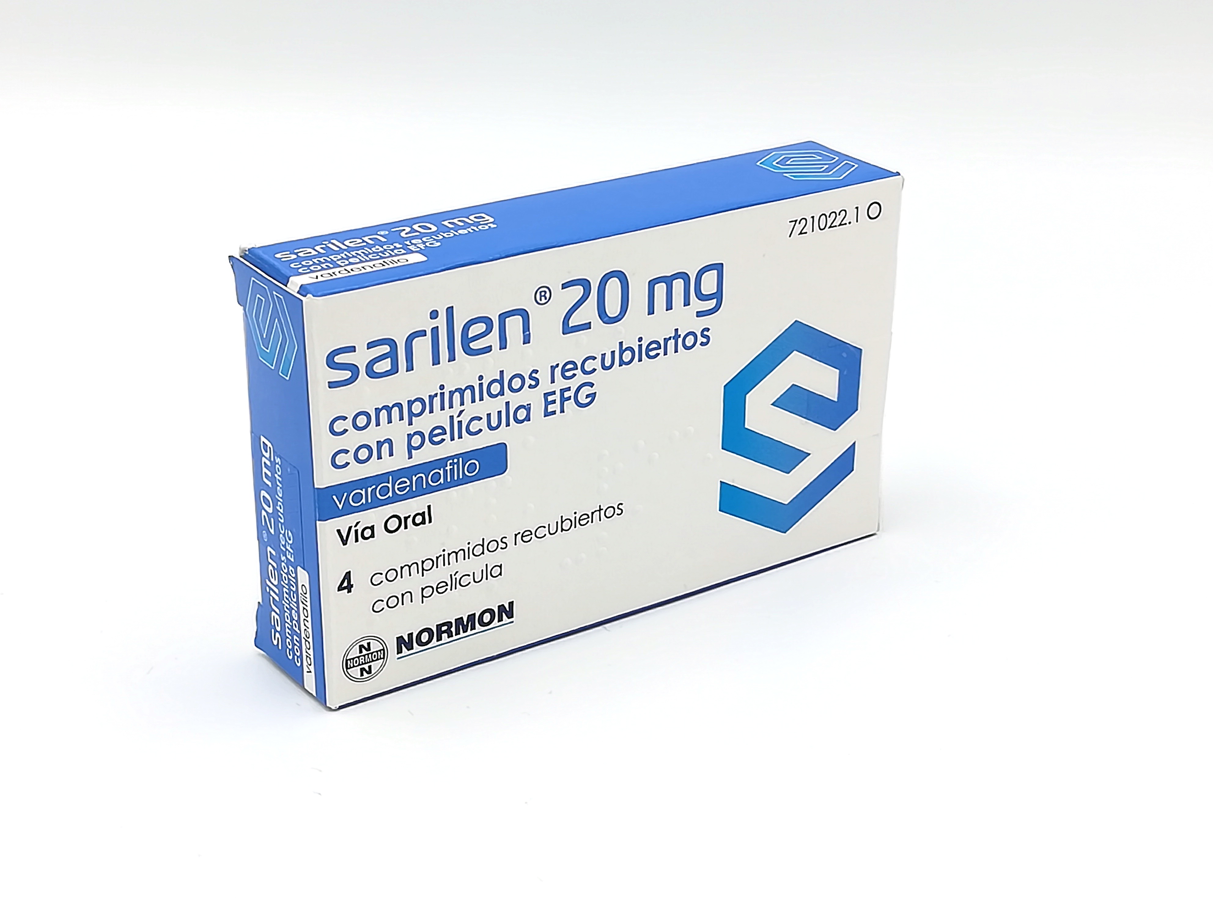 SARILEN EFG 20 mg 4 COMPRIMIDOS RECUBIERTOS