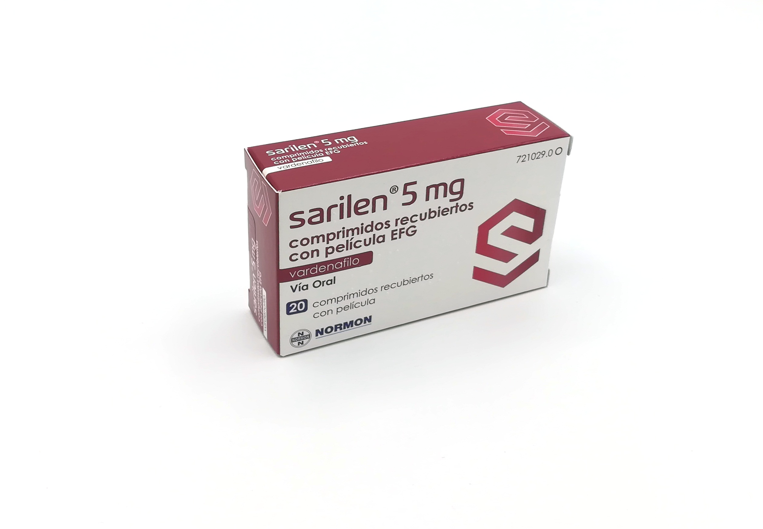 SARILEN EFG 5 mg 20 COMPRIMIDOS RECUBIERTOS