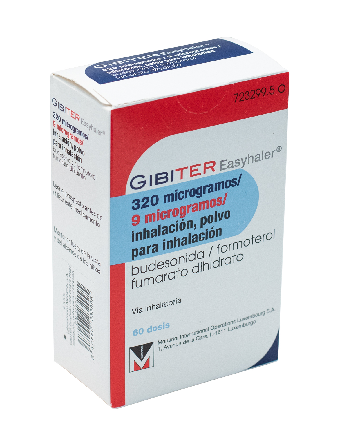 GIBITER EASYHALER 320/9 microgramos/INHALACION POLVO PARA INHALACION 1 INHALADOR 60 DOSIS