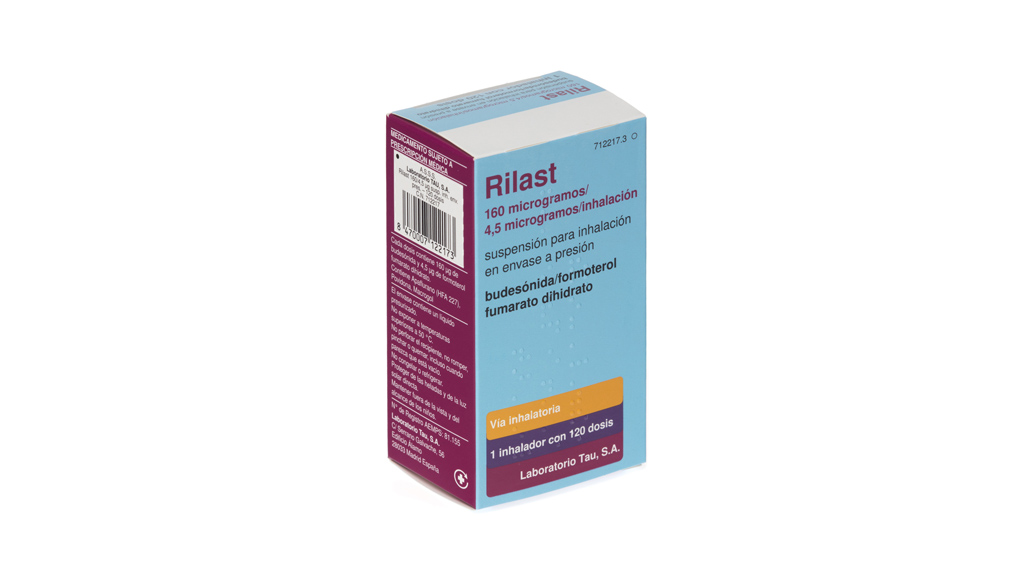 Rilast 160/4,5 Microgramos/Inhalacion Suspension Para Inhalacion En Envase A Presion 1 Inhalador