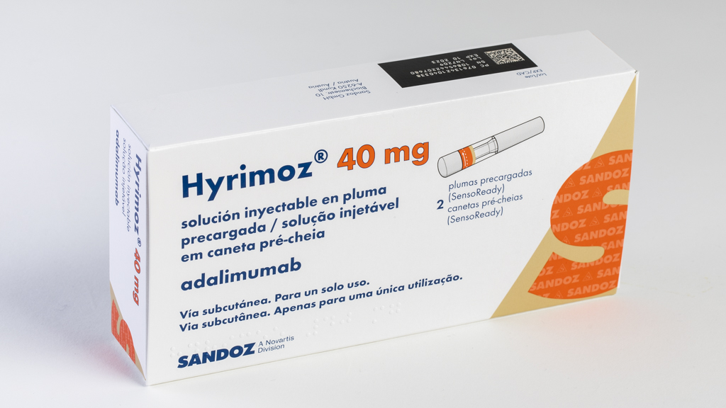 HYRIMOZ 40 mg 1 PLUMA PRECARGADA SOLUCION INYECTABLE 0,8 ml