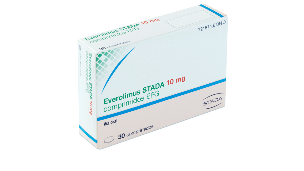 EVEROLIMUS STADA EFG 10 mg 30 COMPRIMIDOS