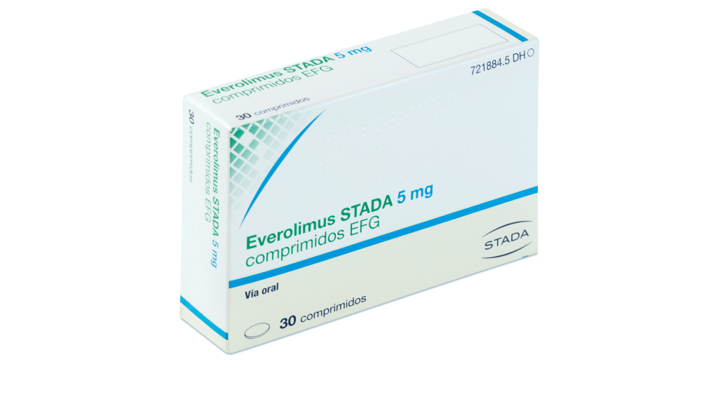 EVEROLIMUS STADA EFG 5 mg 30 COMPRIMIDOS