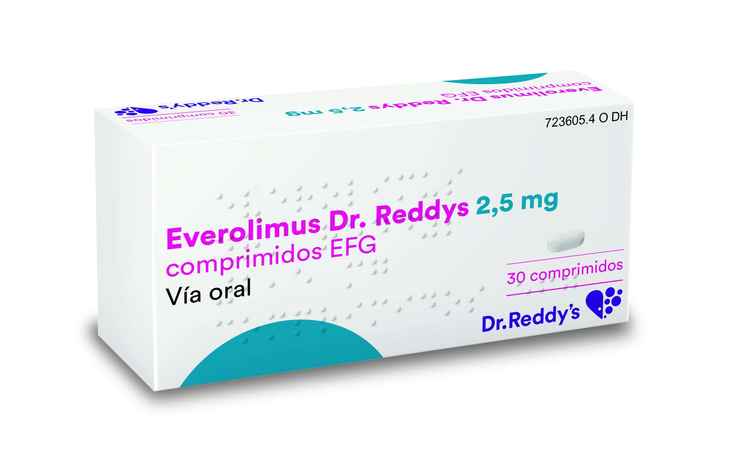 EVEROLIMUS DR. REDDYS EFG 2,5 mg 30 COMPRIMIDOS