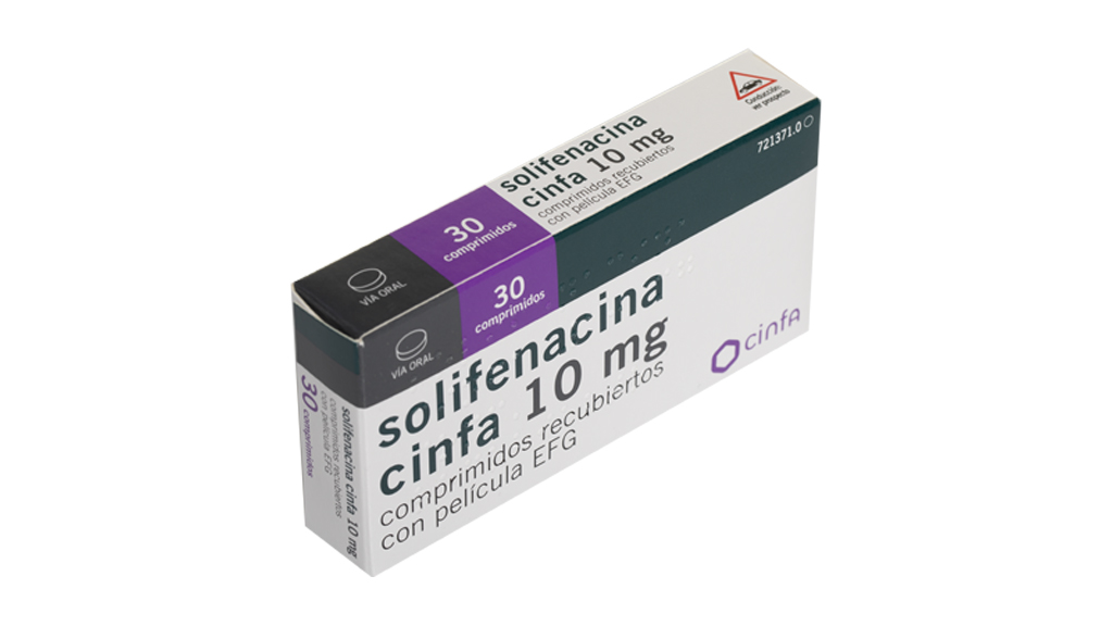 SOLIFENACINA CINFA EFG 10 mg 30 COMPRIMIDOS RECUBIERTOS