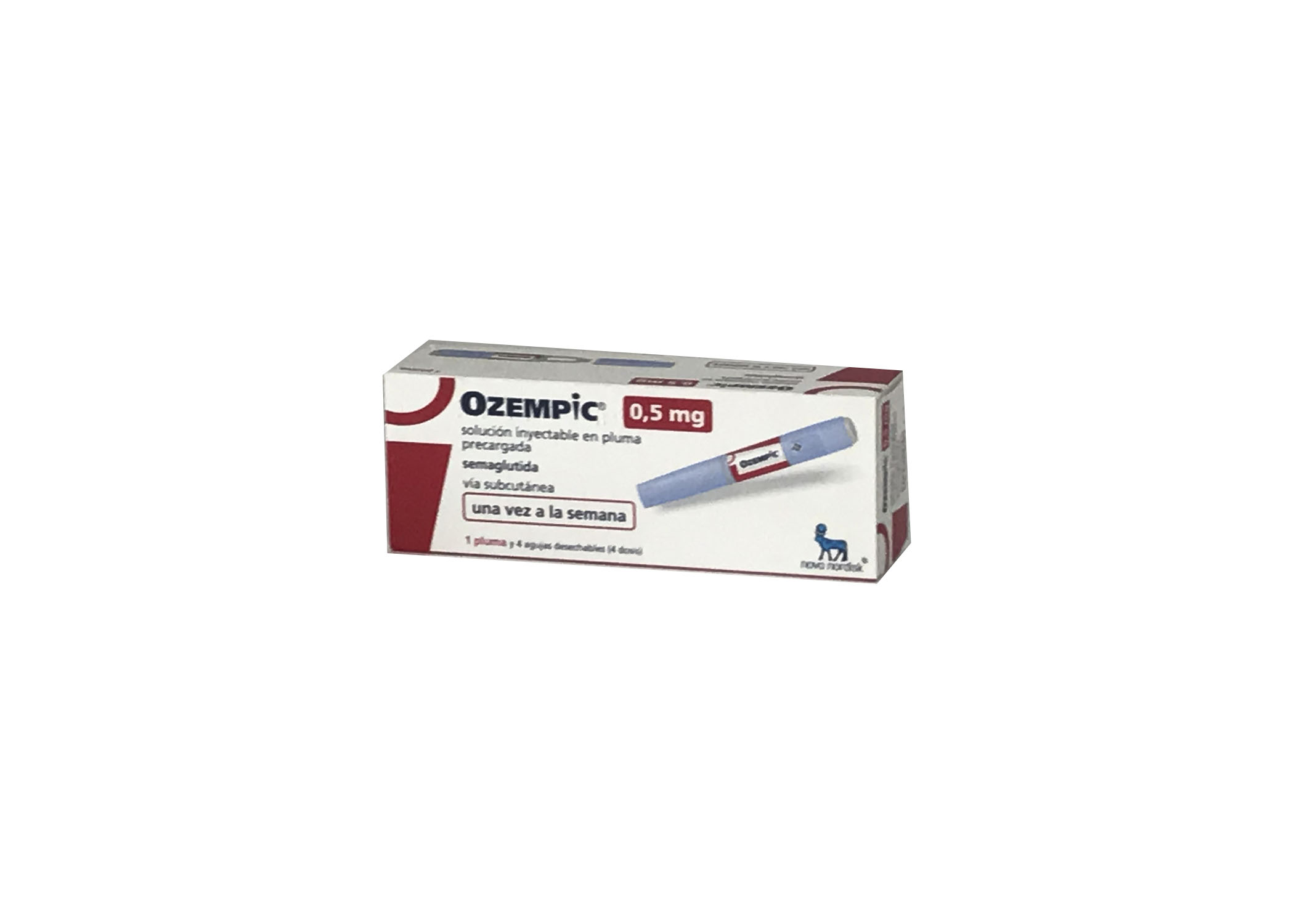 OZEMPIC 0,5 mg 1 PLUMA PRECARGADA SOLUCION INYECTABLE 4 DOSIS 1,5 ml