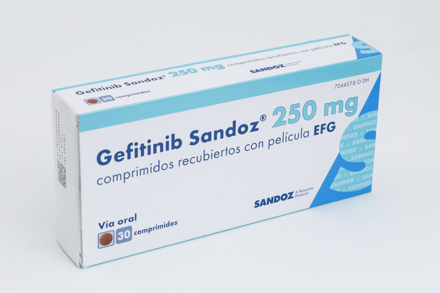 GEFITINIB SANDOZ EFG 250 mg 30 COMPRIMIDOS RECUBIERTOS
