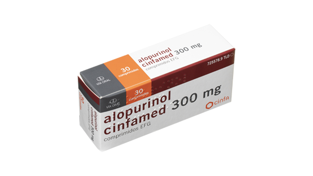 ALOPURINOL CINFAMED EFG 300 mg 30 COMPRIMIDOS