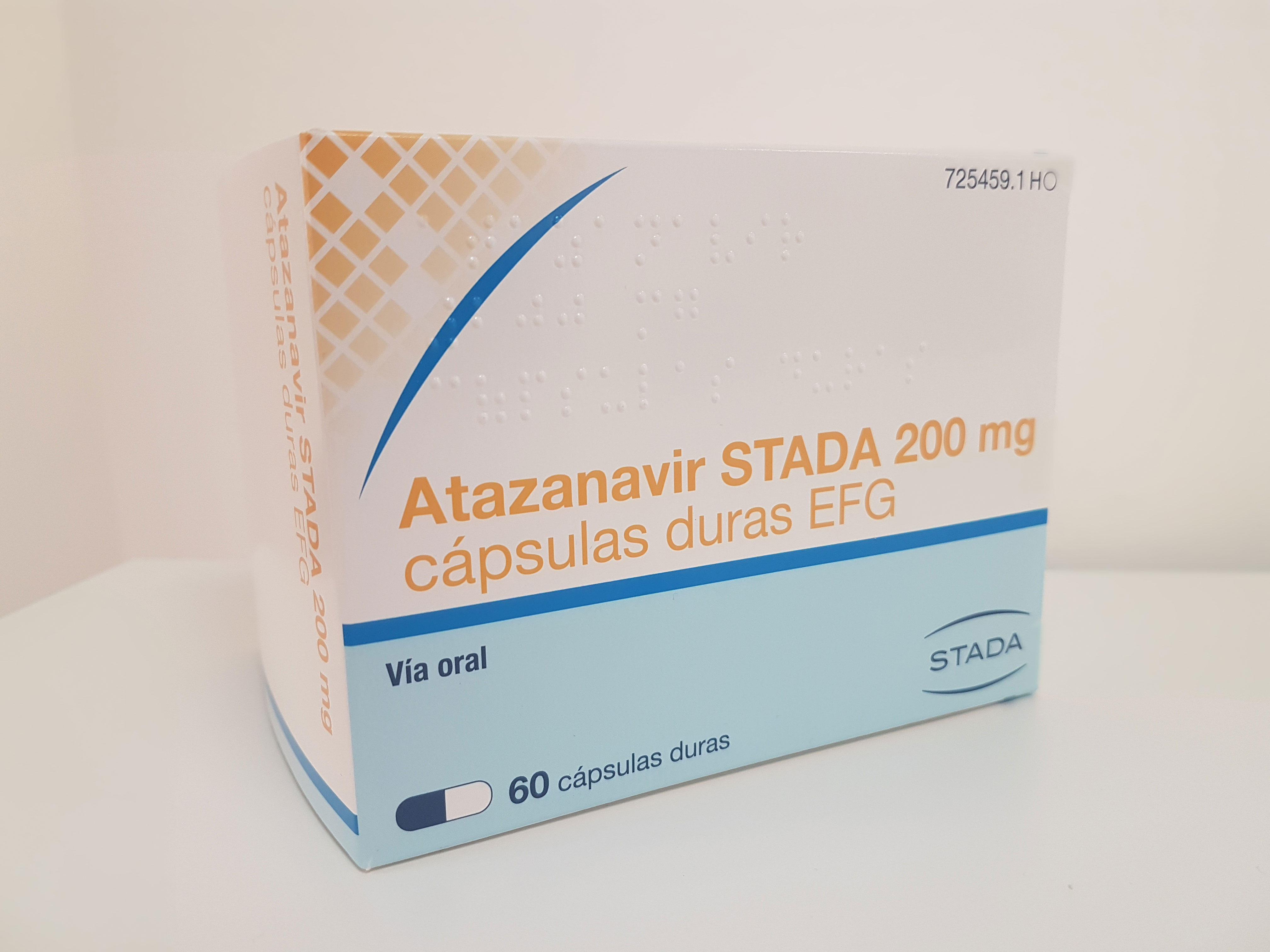 ATAZANAVIR STADA EFG 200 mg 60 CAPSULAS