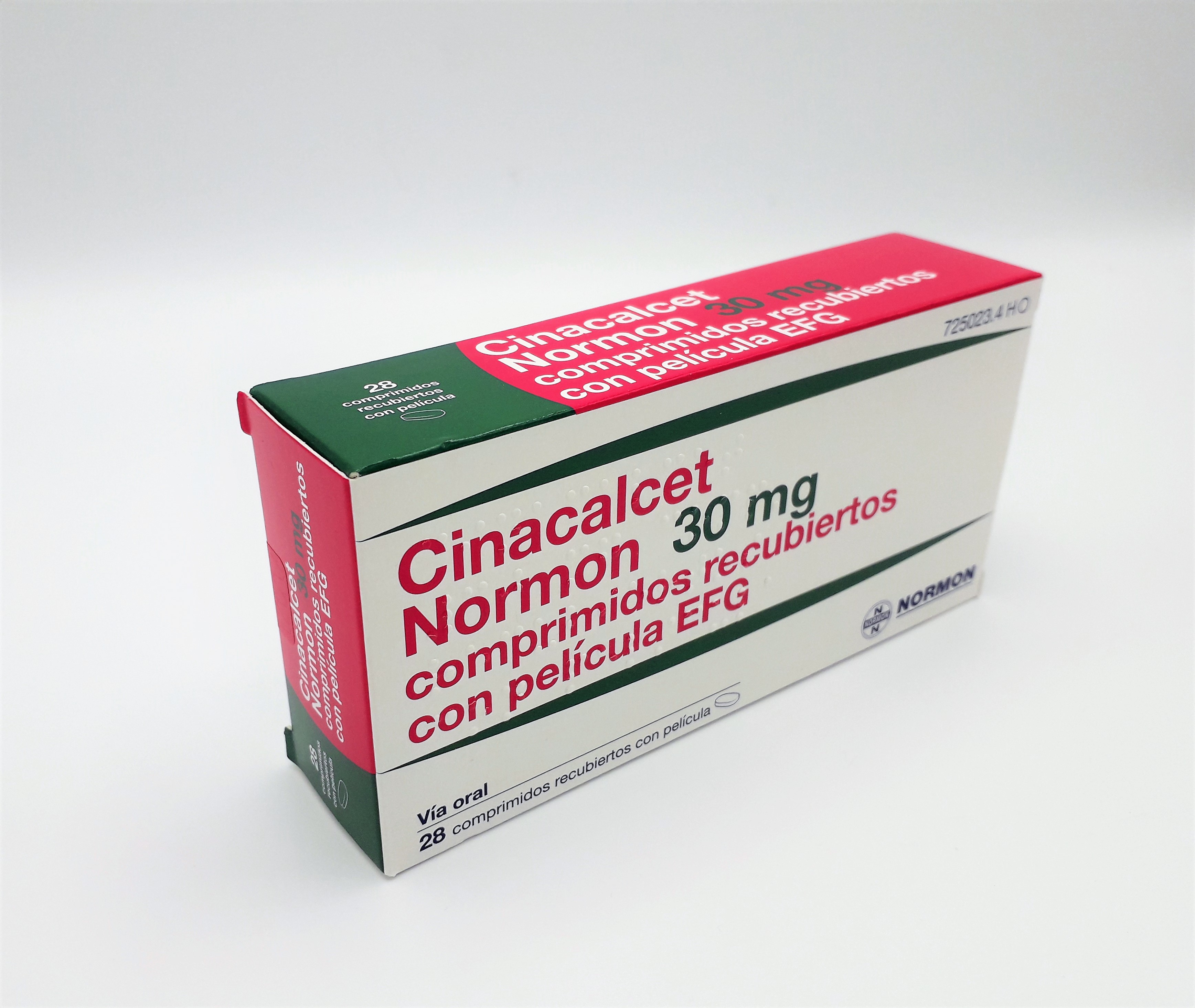 CINACALCET NORMON EFG 30 mg 28 COMPRIMIDOS RECUBIERTOS