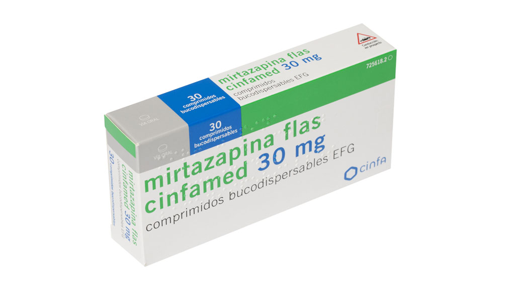 MIRTAZAPINA FLAS CINFAMED EFG 30 mg 30 COMPRIMIDOS BUCODISPERSABLES