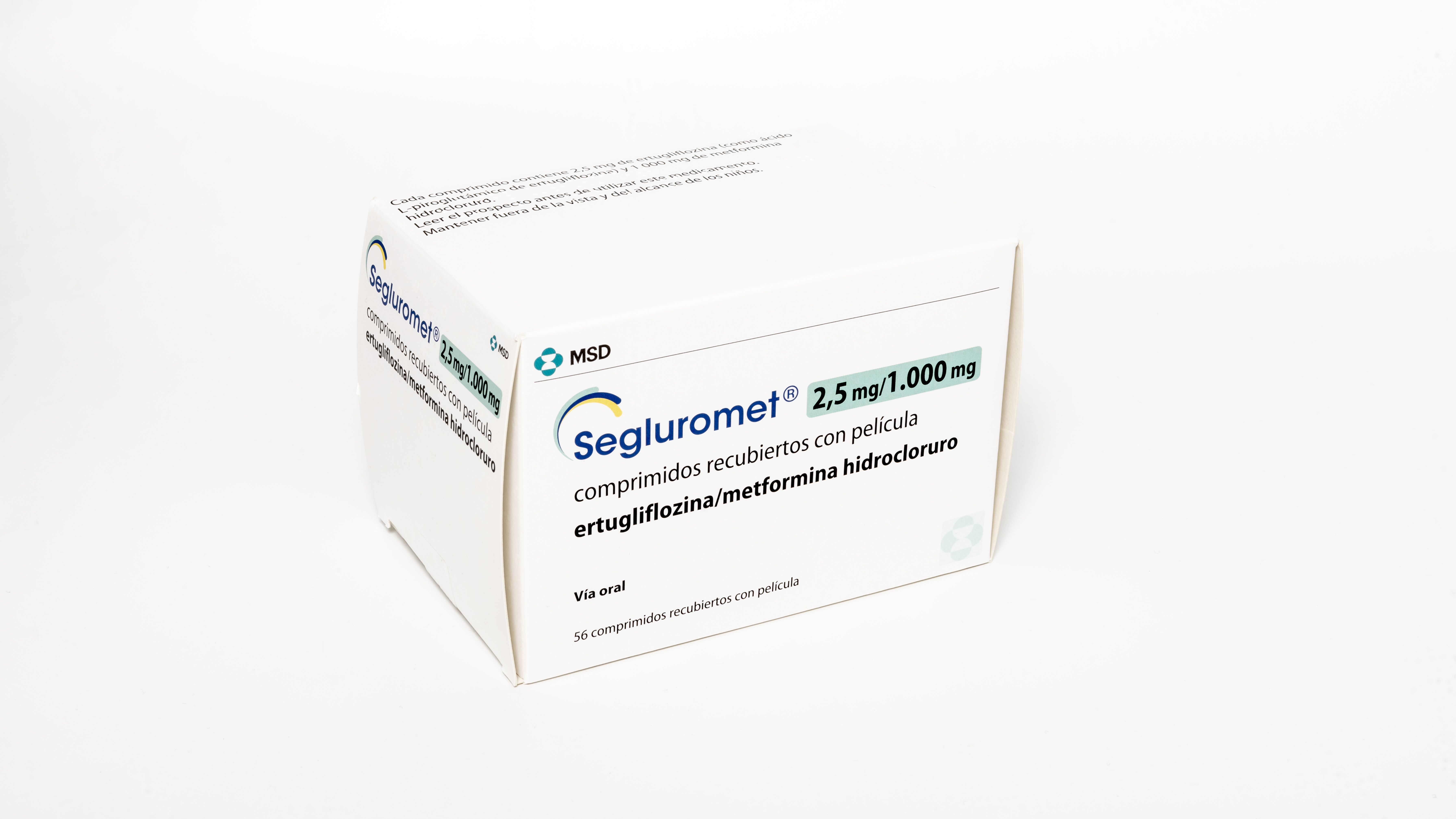 SEGLUROMET 2,5 mg/1000 mg 56 COMPRIMIDOS RECUBIERTOS