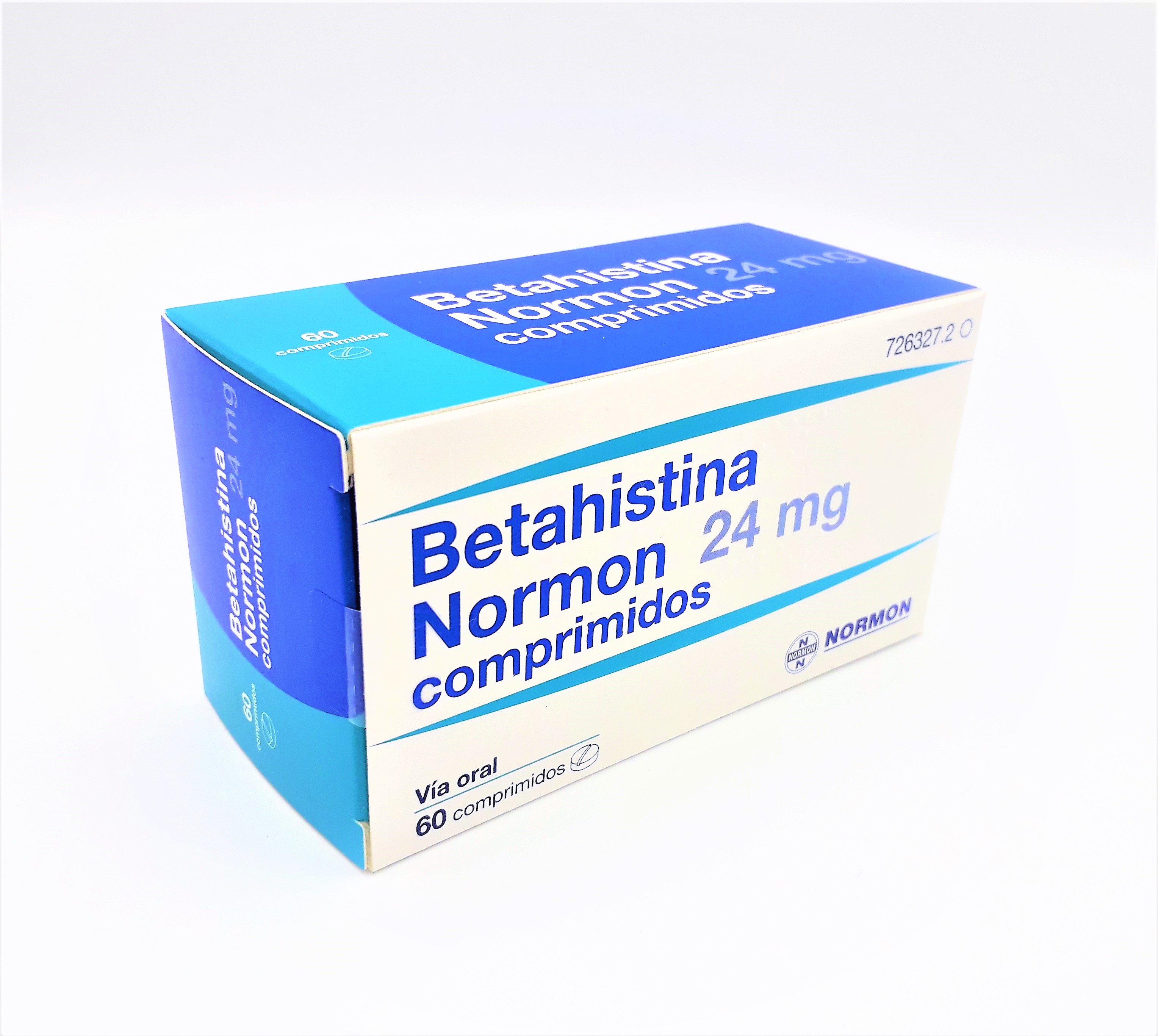 BETAHISTINA NORMON 24 mg 60 COMPRIMIDOS