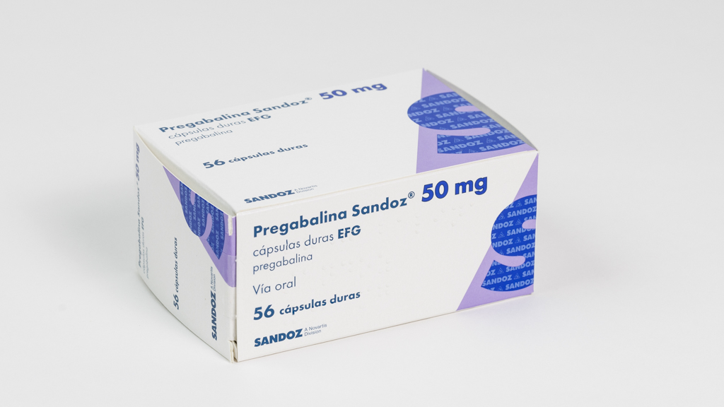 PREGABALINA SANDOZ EFG 50 mg 56 CAPSULAS