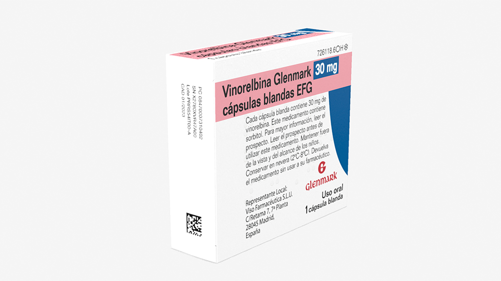 VINORELBINA GLENMARK EFG 30 mg 1 CAPSULA BLANDA