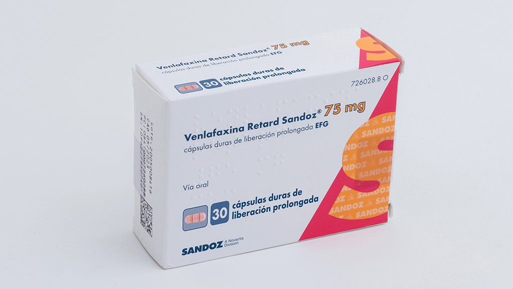VENLAFAXINA RETARD SANDOZ EFG 75 mg 30 CAPSULAS LIBERACION PROLONGADA
