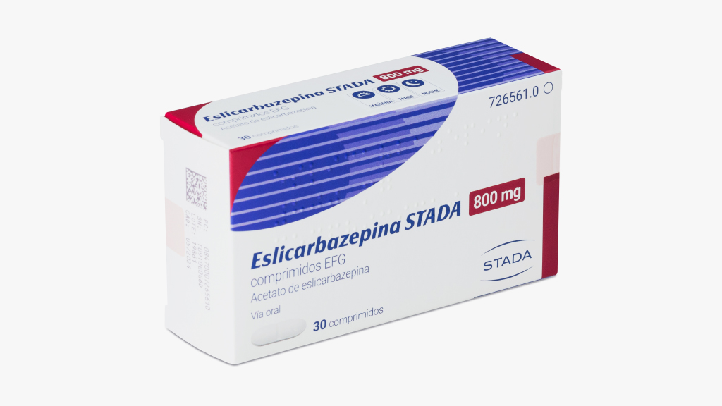 ESLICARBAZEPINA STADA EFG 800 mg 30 COMPRIMIDOS