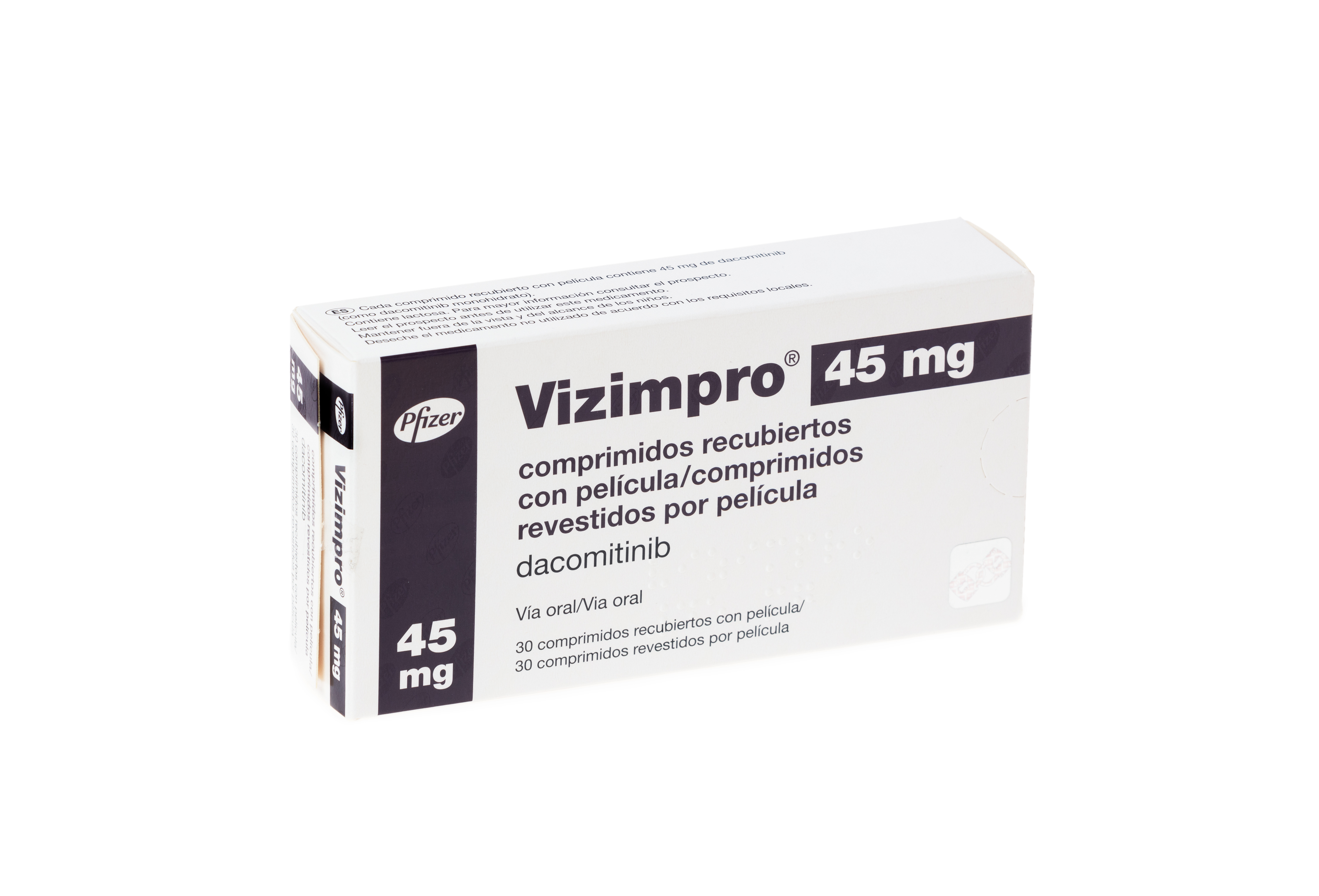 VIZIMPRO 45 mg 30 COMPRIMIDOS RECUBIERTOS