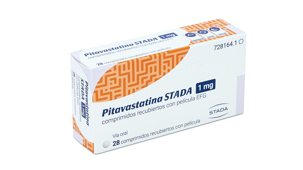 PITAVASTATINA STADA EFG 1 mg 28 COMPRIMIDOS RECUBIERTOS