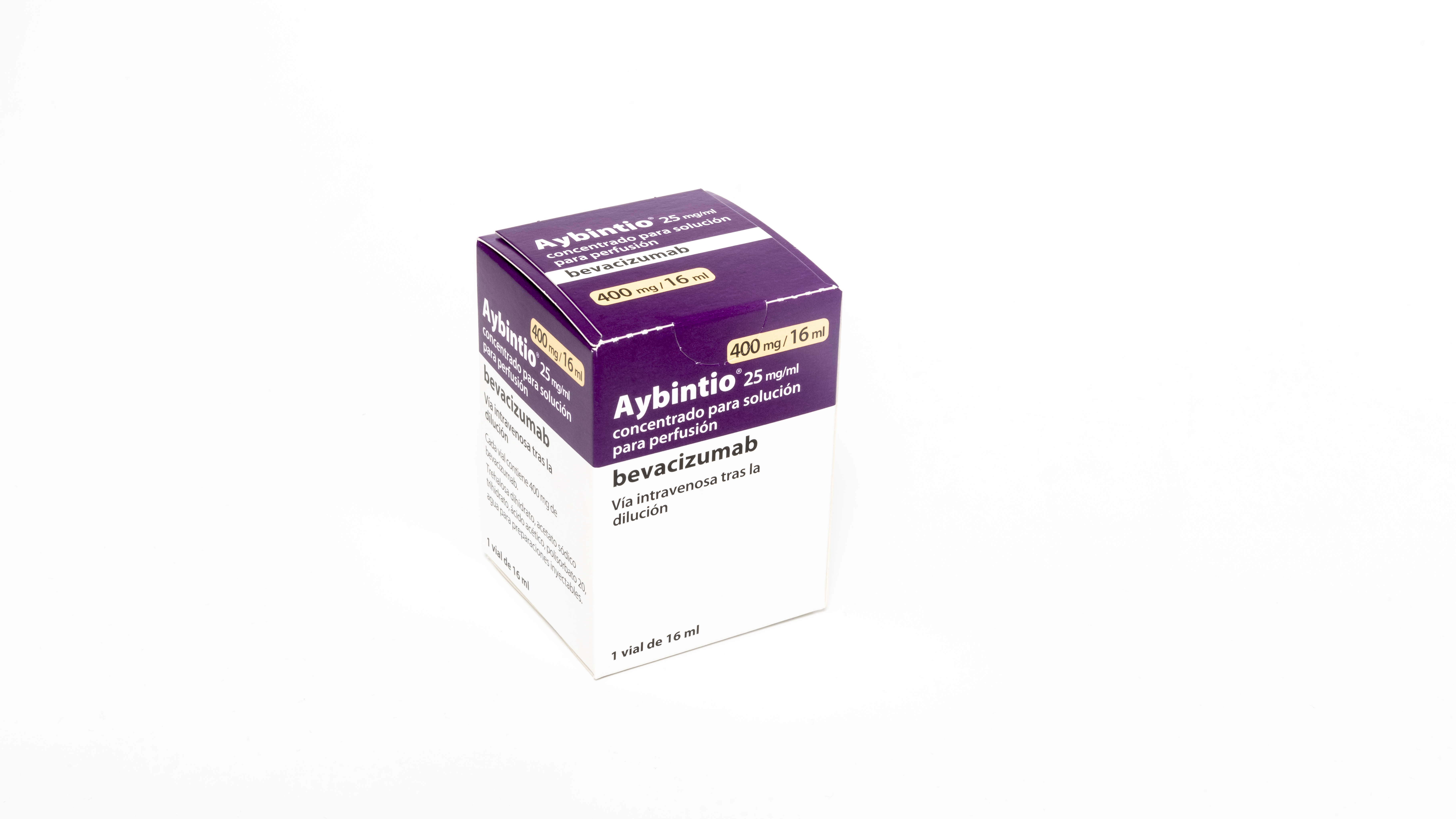 AYBINTIO 25 mg/ml 1 VIAL CONCENTRADO PARA SOLUCION PARA PERFUSION 4 ml