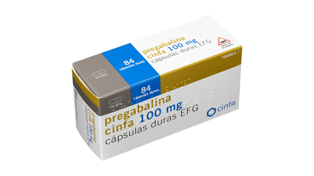 PREGABALINA CINFA EFG 100 mg 84 CAPSULAS