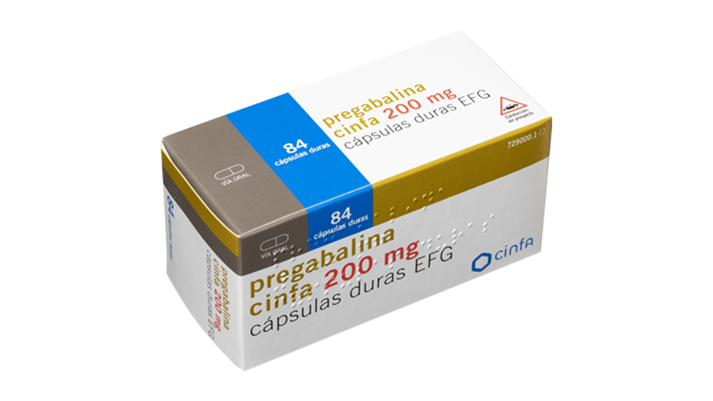 PREGABALINA CINFA EFG 200 mg 84 CAPSULAS