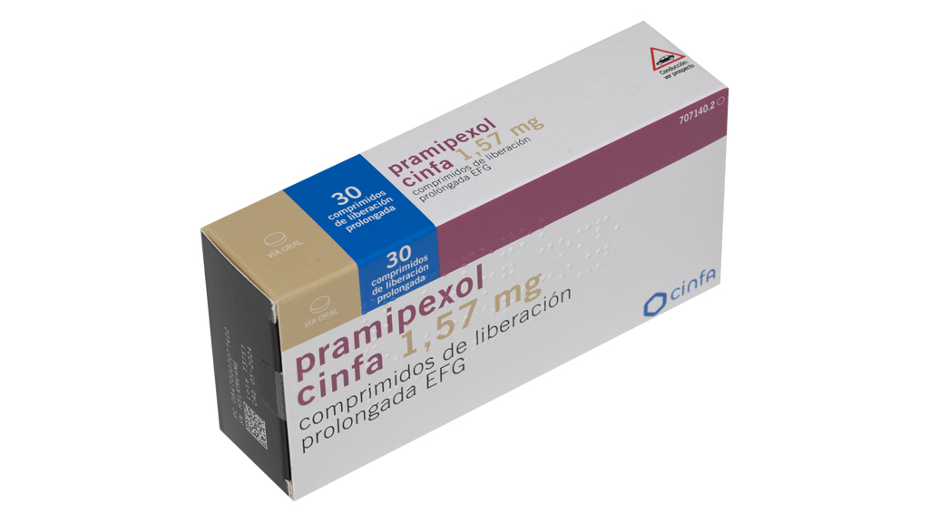 PRAMIPEXOL CINFA EFG 1,57 mg 30 COMPRIMIDOS LIBERACION PROLONGADA