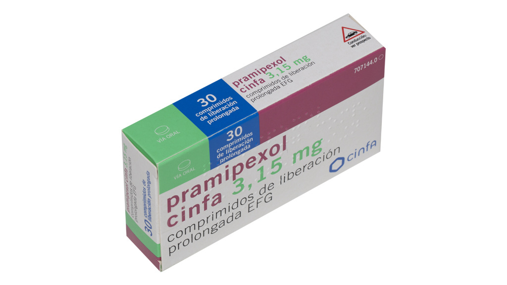 PRAMIPEXOL CINFA EFG 3,15 mg 30 COMPRIMIDOS LIBERACION PROLONGADA