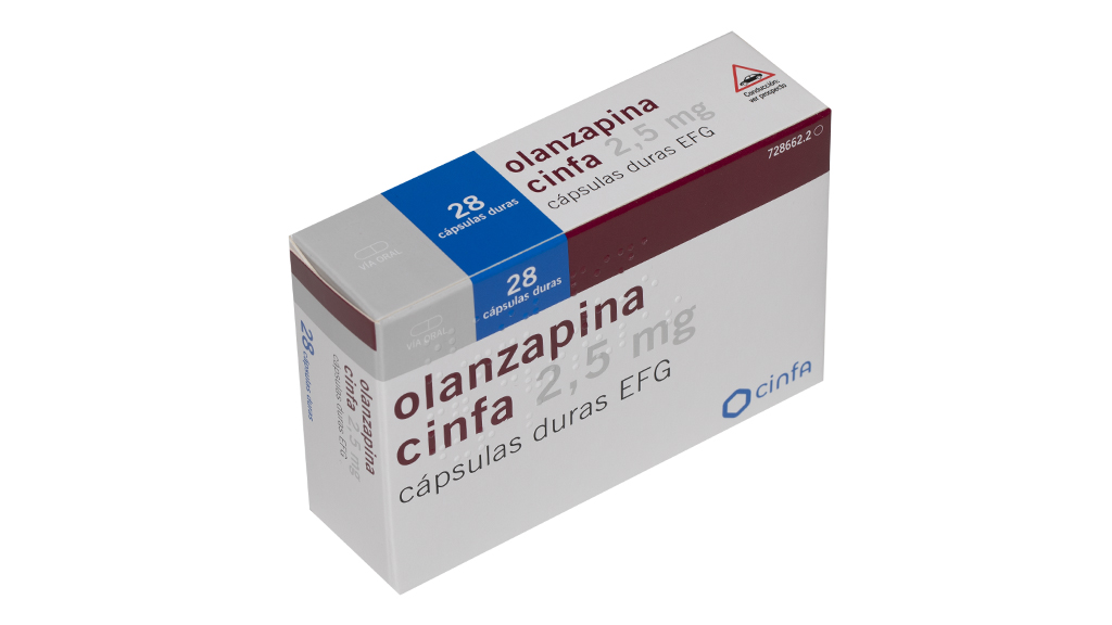 OLANZAPINA CINFA EFG 2,5 mg 28 CAPSULAS