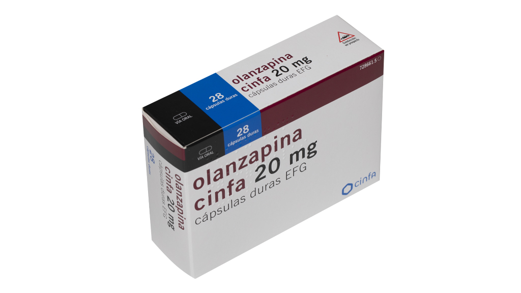 OLANZAPINA CINFA EFG 20 mg 28 CAPSULAS