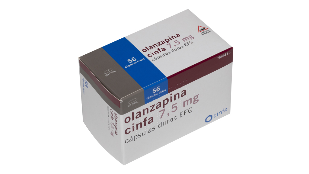 OLANZAPINA CINFA EFG 7,5 mg 56 CAPSULAS