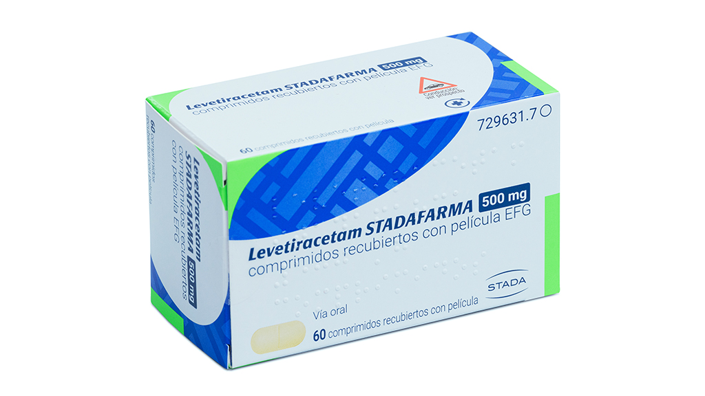 LEVETIRACETAM STADAFARMA EFG 500 mg 100 COMPRIMIDOS RECUBIERTOS