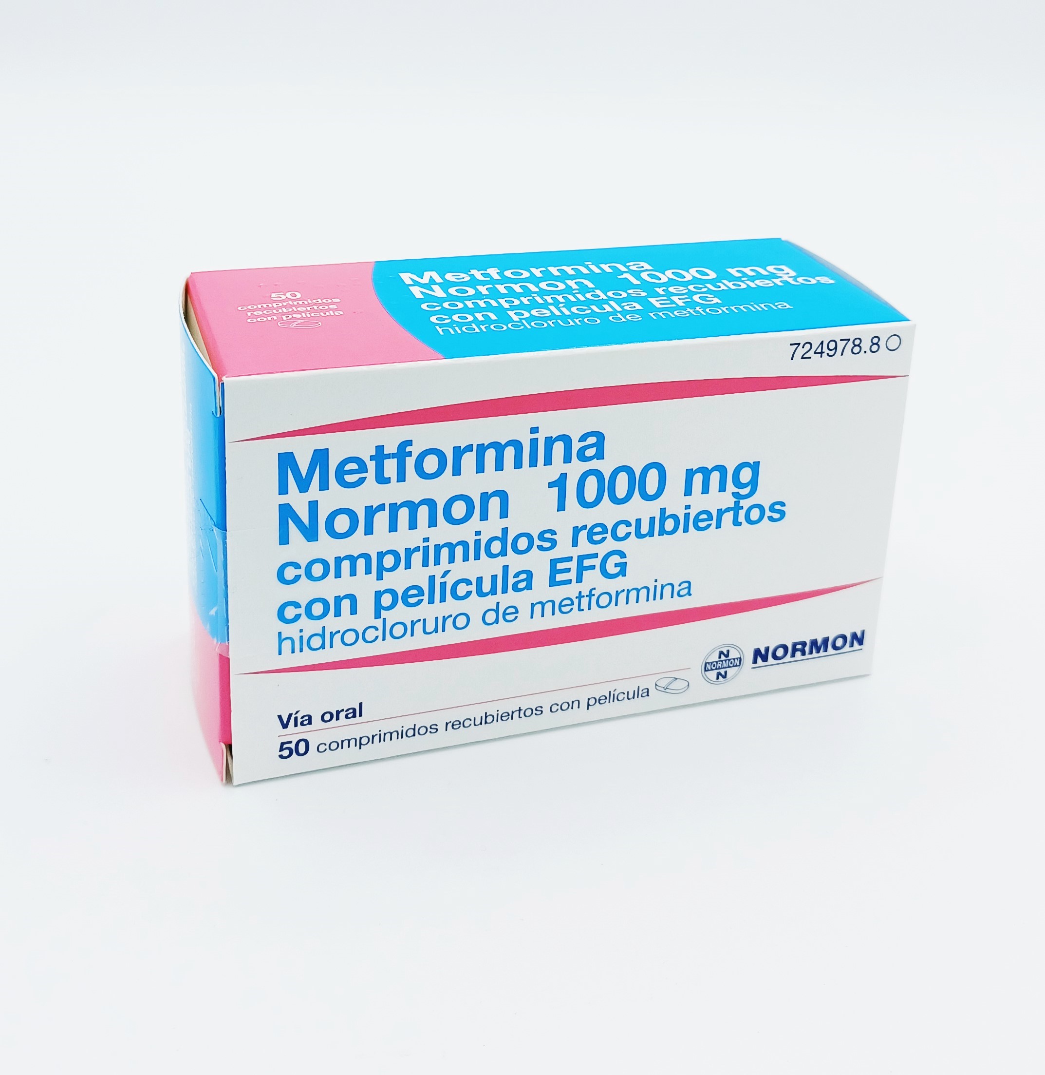 METFORMINA NORMON EFG 1000 mg 30 COMPRIMIDOS RECUBIERTOS