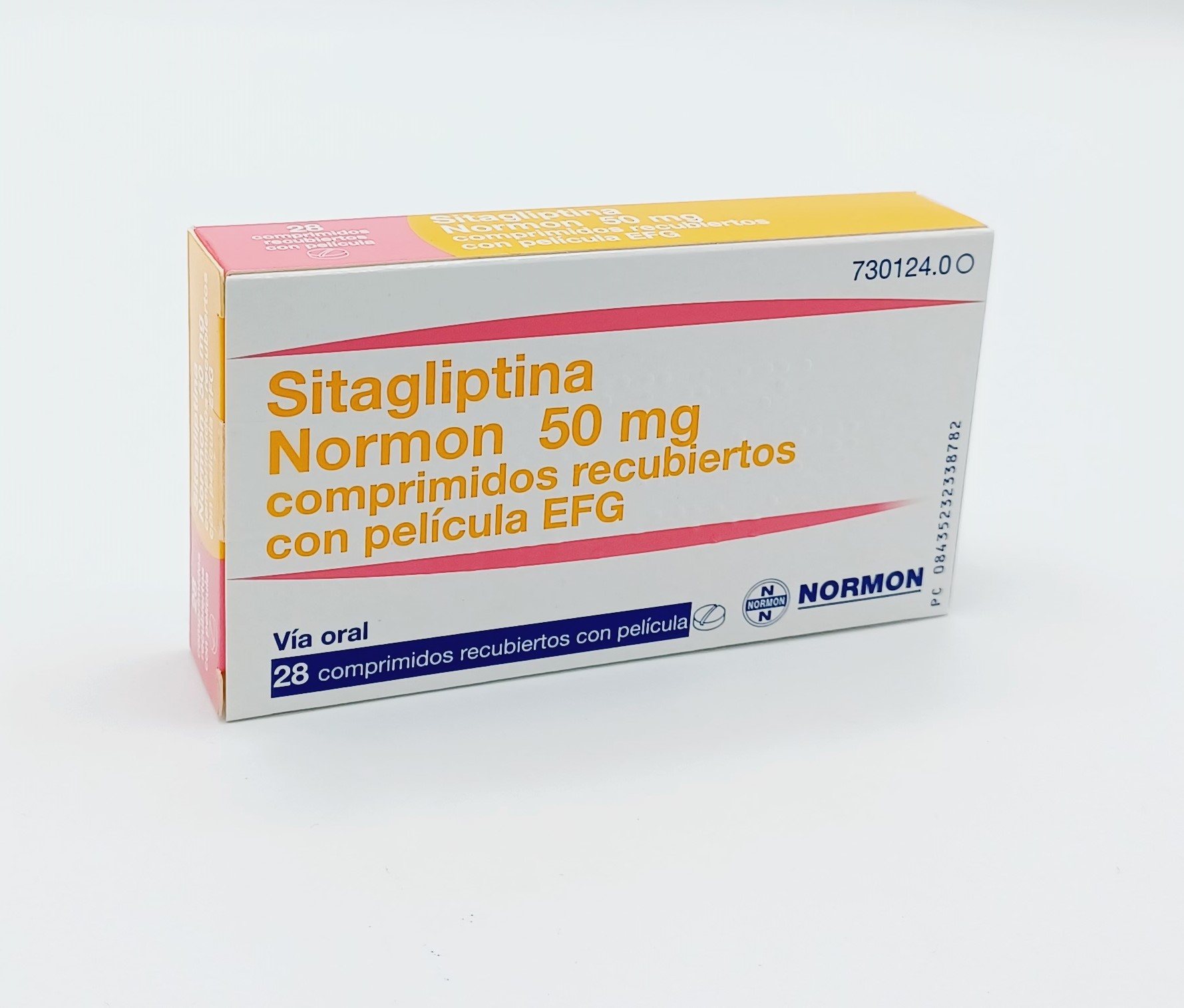 SITAGLIPTINA NORMON EFG 50 mg 28 COMPRIMIDOS RECUBIERTOS BLISTER Al/PVC-PE-PVDC