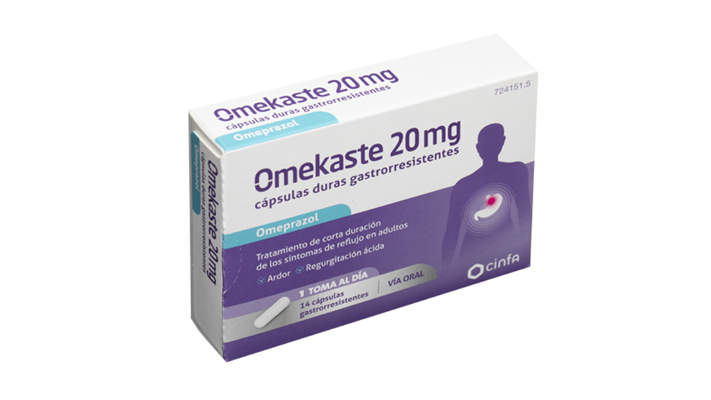 OMEPRAZOL CINFALAB 20 mg 14 CAPSULAS GASTRORRESISTENTES BLISTER PVC-PVDC/Al