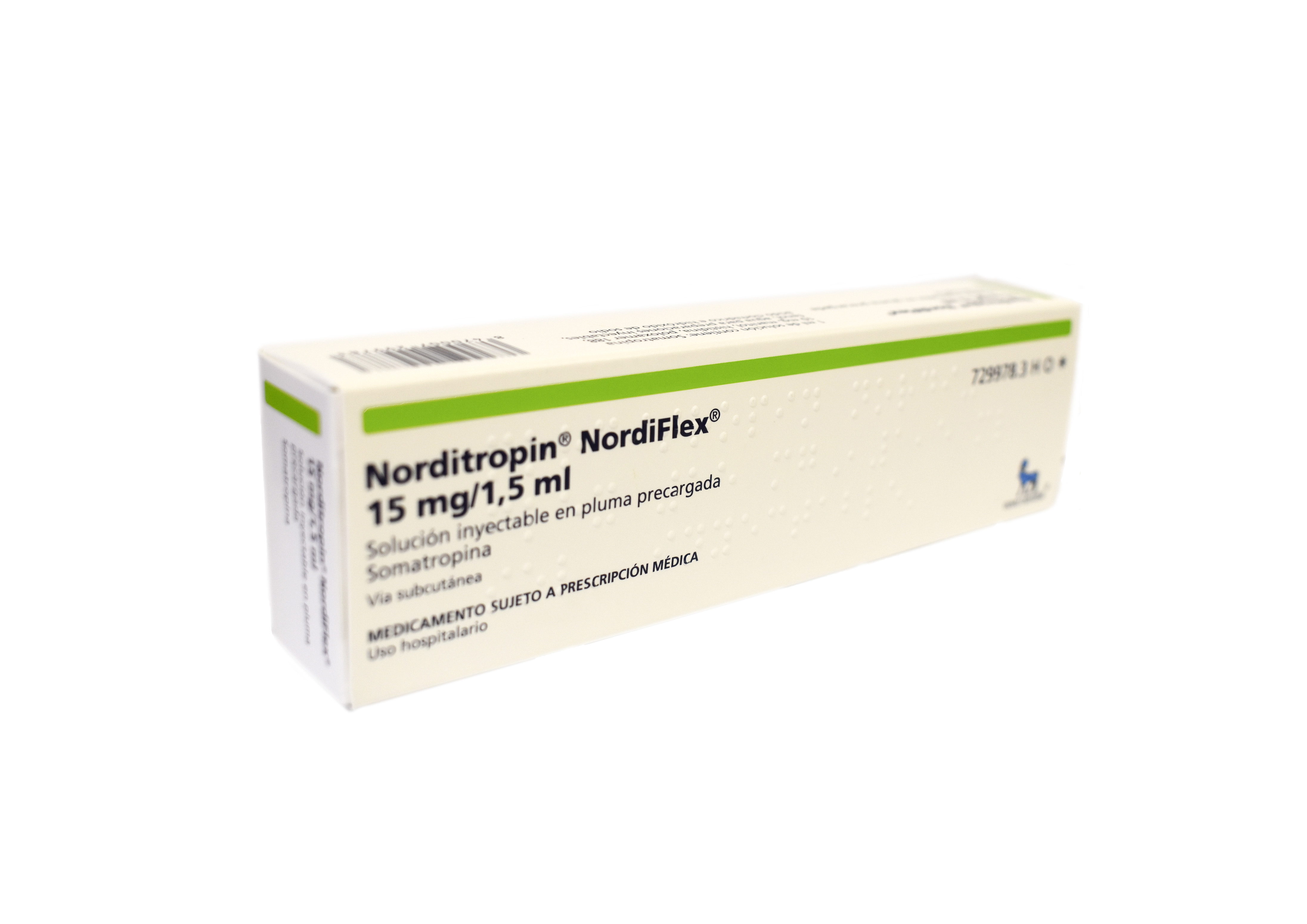 NORDITROPIN NORDIFLEX 15 mg 1 PLUMA PRECARGADA SOLUCION INYECTABLE 1,5 ml