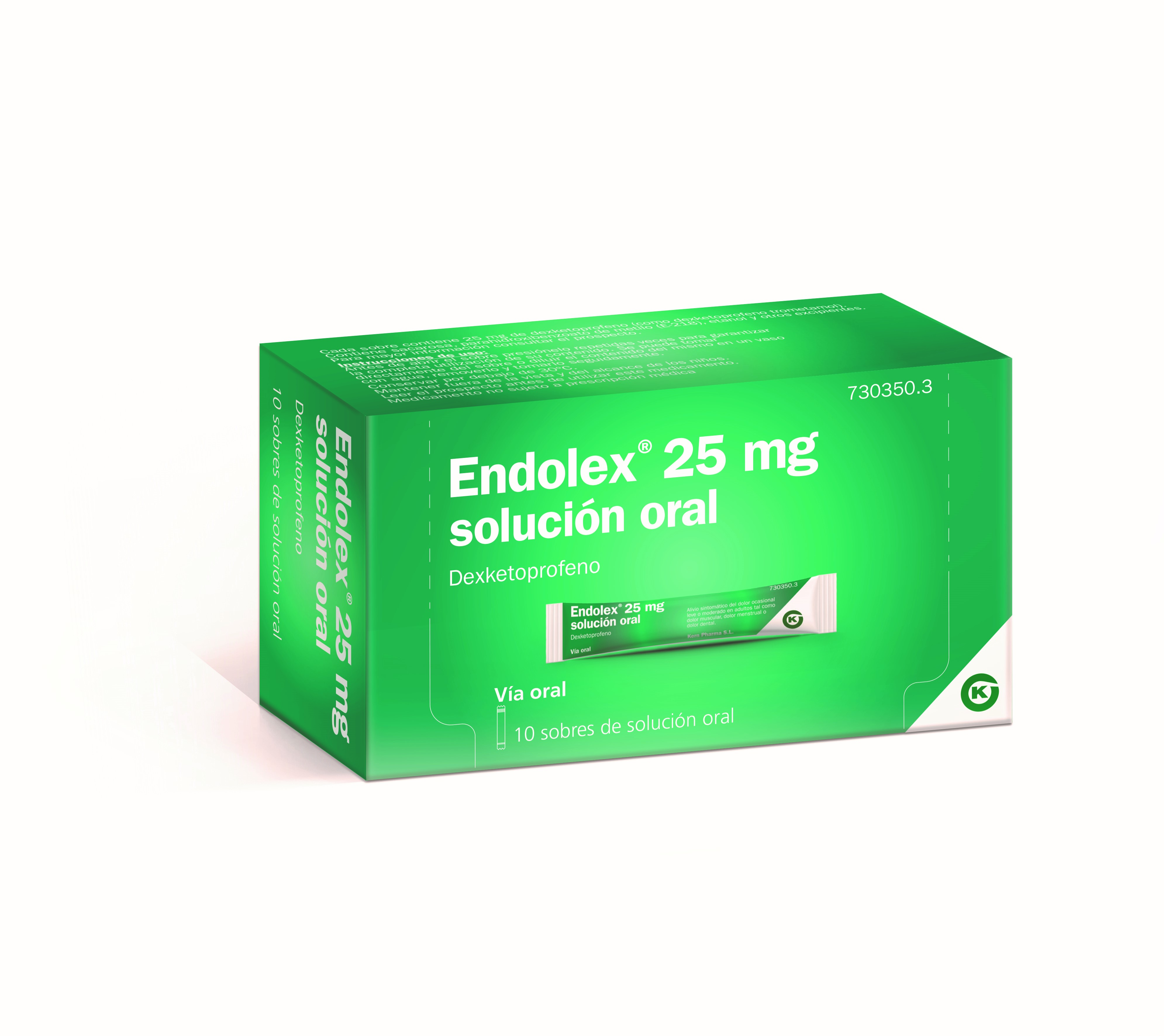 ENDOLEX 25 mg 10 SOBRES SOLUCION ORAL 10 ml