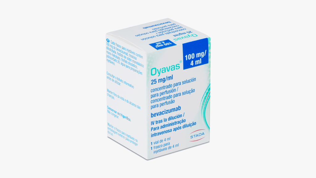 OYAVAS 25 mg/ml 1 VIAL CONCENTRADO PARA SOLUCION PARA PERFUSION 16 ml