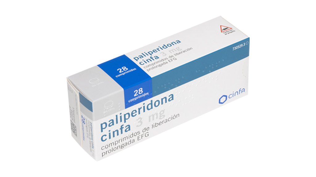 PALIPERIDONA CINFA EFG 3 mg 28 COMPRIMIDOS LIBERACION PROLONGADA