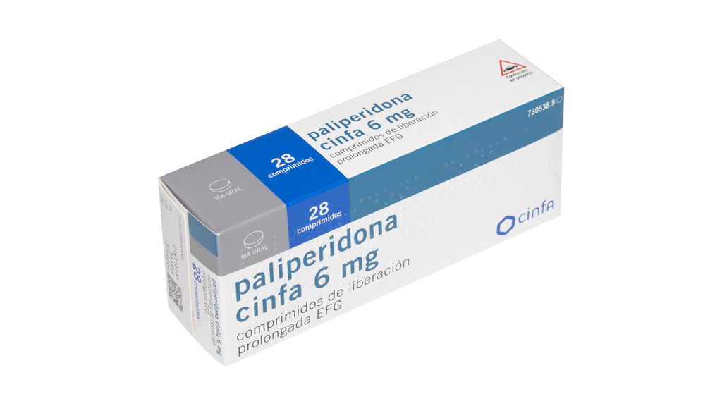PALIPERIDONA CINFA EFG 6 mg 28 COMPRIMIDOS LIBERACION PROLONGADA