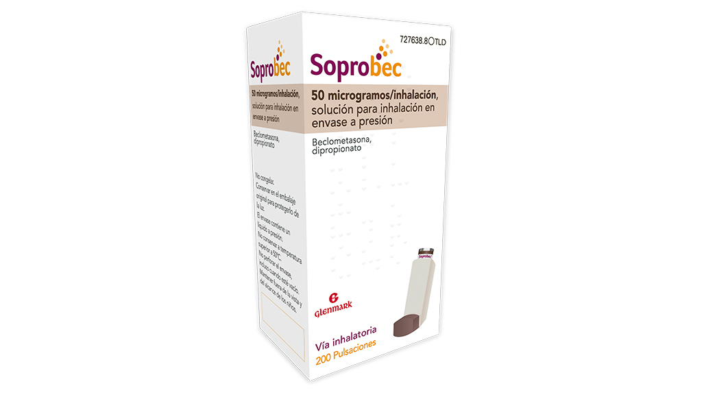 SOPROBEC 50 microgramos/INHALACION SOLUCION PARA INHALACION EN ENVASE A PRESION 1 INHALADOR 200 PULSACIONES
