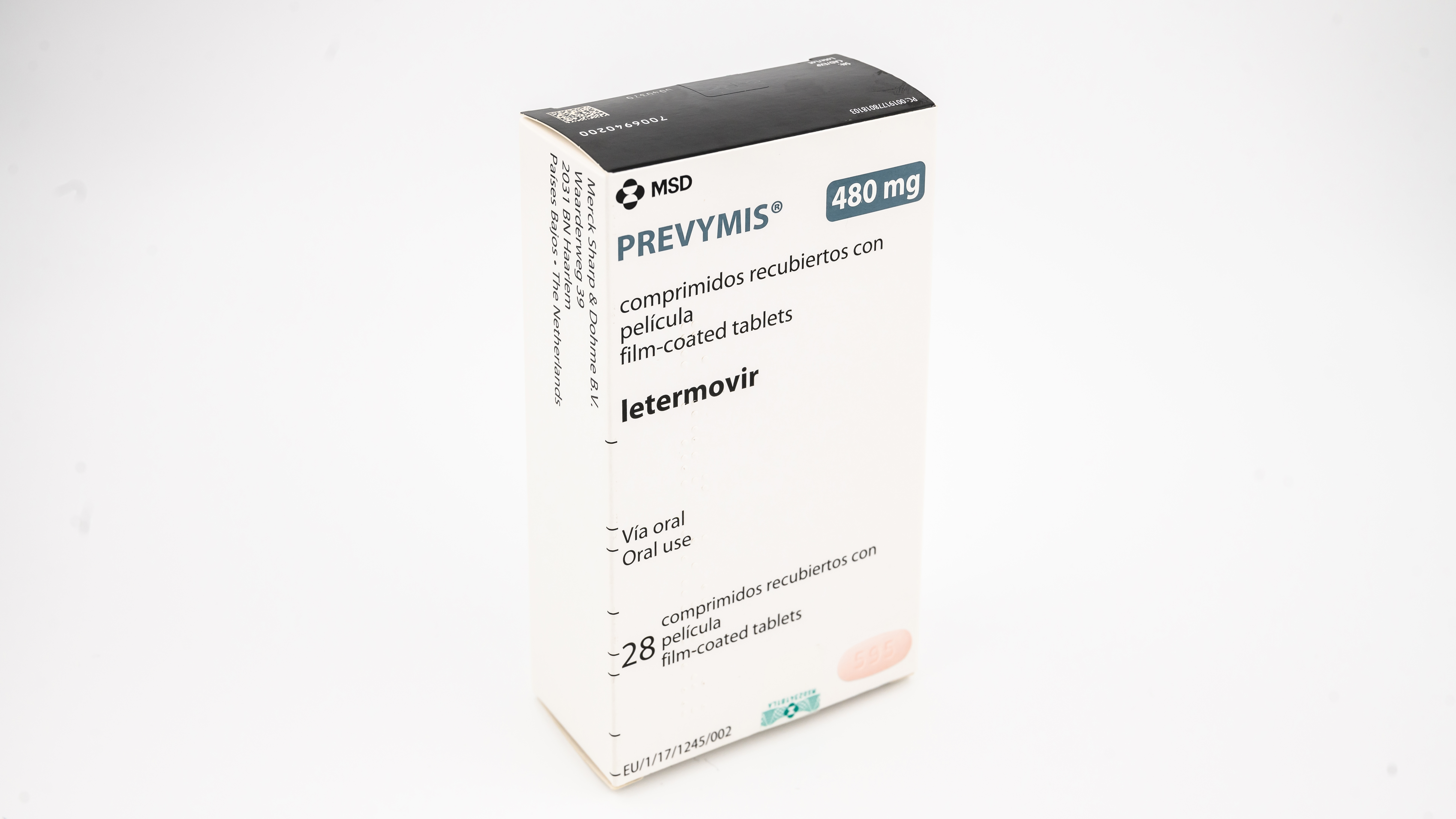 PREVYMIS 480 mg 28 COMPRIMIDOS RECUBIERTOS