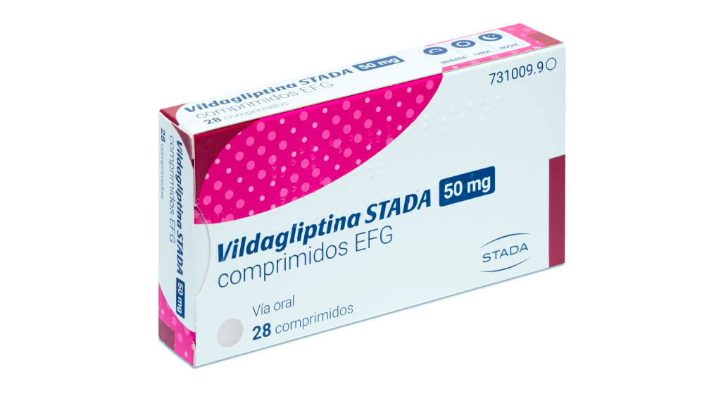 VILDAGLIPTINA STADA EFG 50 mg 28 COMPRIMIDOS