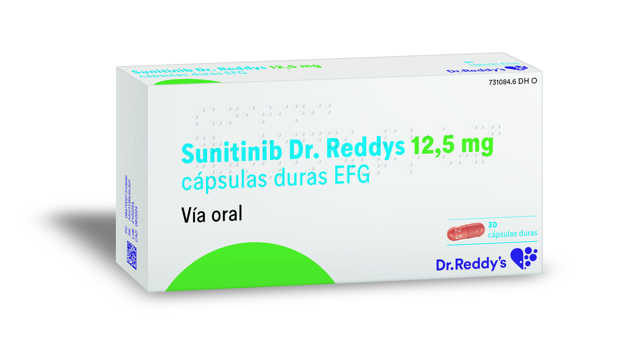 SUNITINIB DR. REDDYS EFG 12,5 mg 30 CAPSULAS